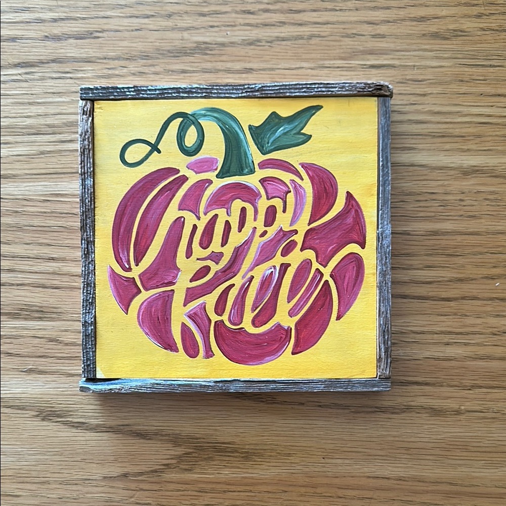 Happy Fall Decor Sign